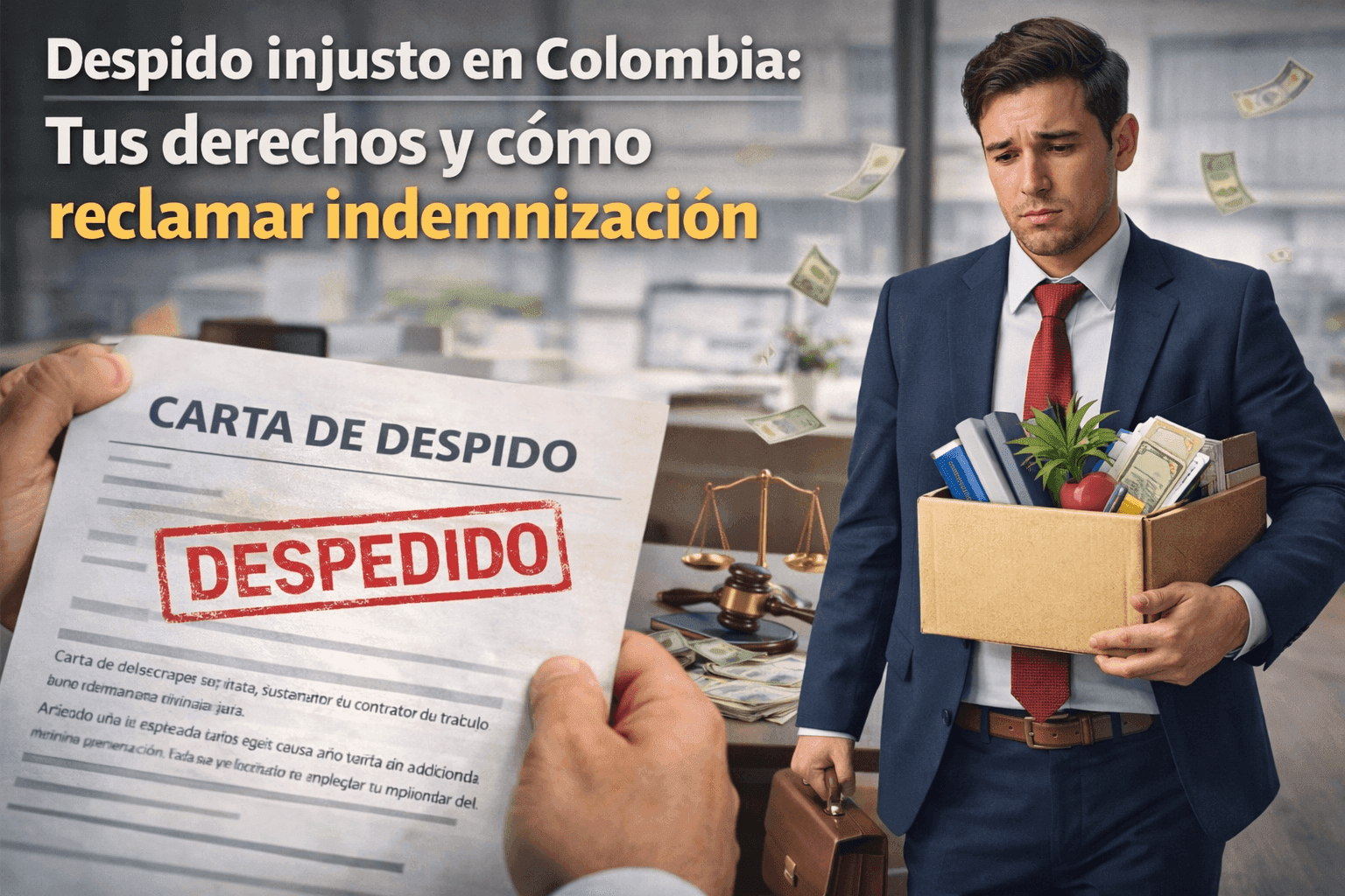 Despido injusto en Colombia: Tus derechos y cómo reclamar indemnización